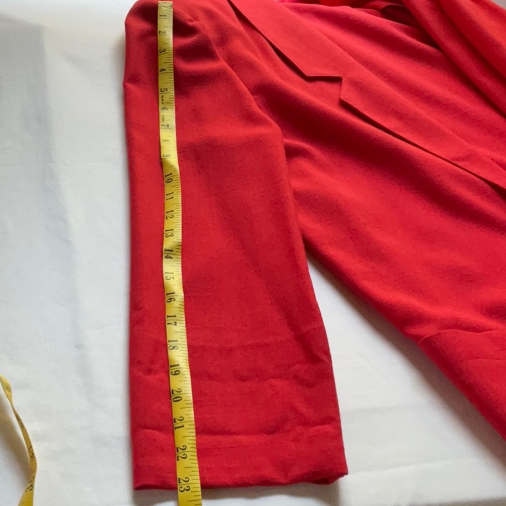 Vintage Radcliffe red lightweight blazer size 12 - Picture 8 of 10